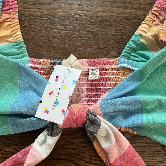 Billabong x sincerely jules crop top medium - Picture 2 of 5